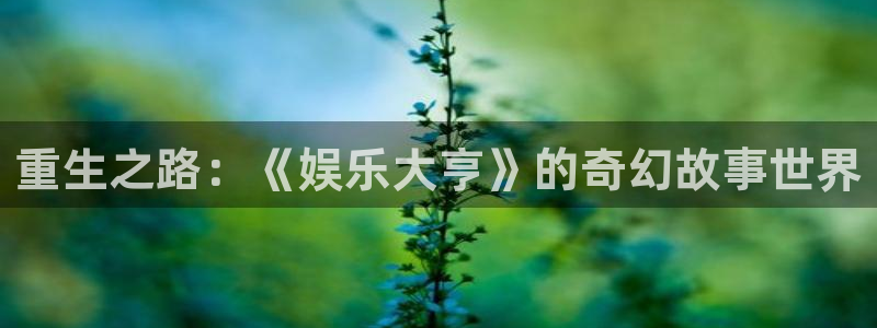 汇富娱乐下载：重生之路：《娱乐大亨》的奇幻故事世界
